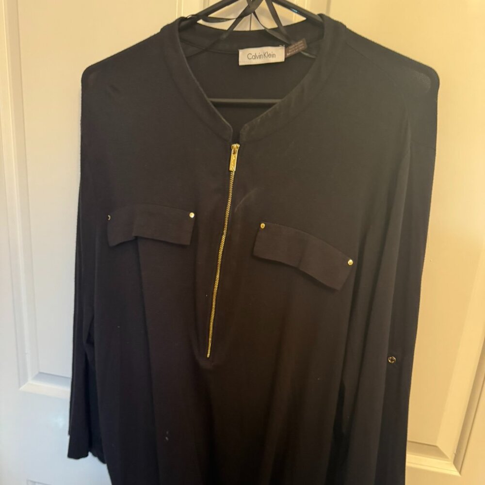 Calvin Klein 3/4 Sleeve Blouse